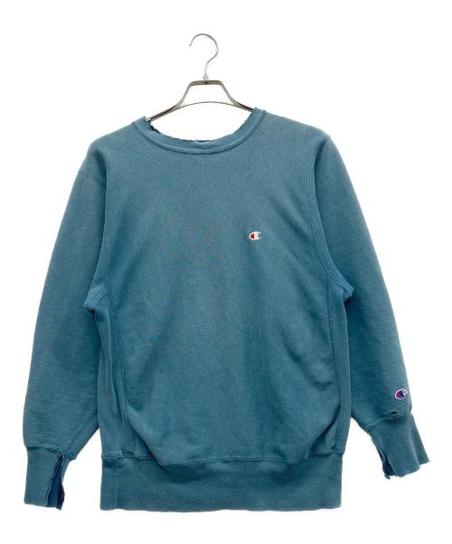 Champion REVERSE WEAVE（チャンピオン リバース ウィーブ）Champion REVERSE WEAVE (チャンピオン リバース ウィーブ) スウェット ブルー サイズ:Lの古着・服飾アイテム