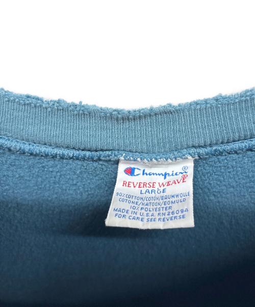 Champion REVERSE WEAVE（チャンピオン リバース ウィーブ）Champion REVERSE WEAVE (チャンピオン リバース ウィーブ) スウェット ブルー サイズ:Lの古着・服飾アイテム