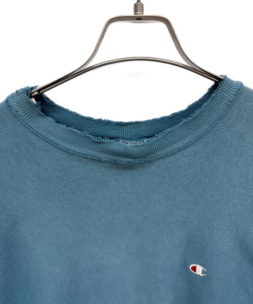 Champion REVERSE WEAVE（チャンピオン リバース ウィーブ）Champion REVERSE WEAVE (チャンピオン リバース ウィーブ) スウェット ブルー サイズ:Lの古着・服飾アイテム