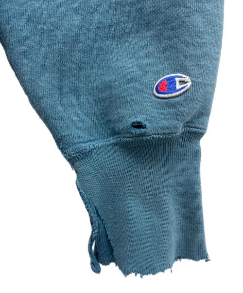 Champion REVERSE WEAVE（チャンピオン リバース ウィーブ）Champion REVERSE WEAVE (チャンピオン リバース ウィーブ) スウェット ブルー サイズ:Lの古着・服飾アイテム