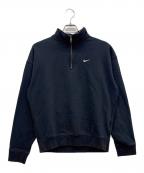 NIKEナイキ）の古着「ハーフジップスウェット」｜ブラック