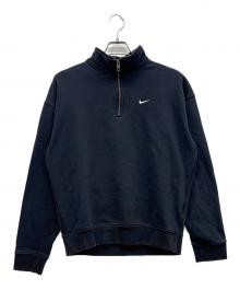 NIKE（ナイキ）の古着「ハーフジップスウェット」｜ブラック