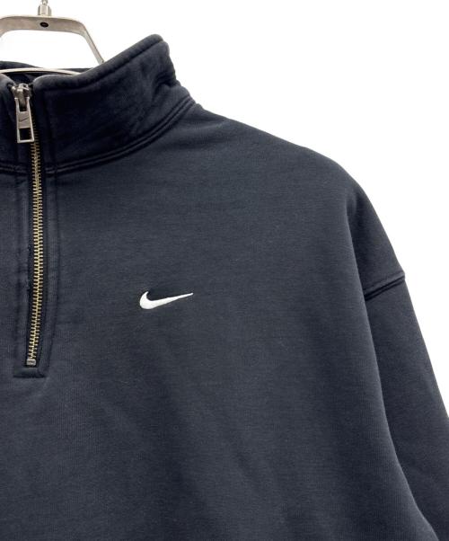 NIKE（ナイキ）NIKE (ナイキ) ハーフジップスウェット ブラック サイズ:Mの古着・服飾アイテム