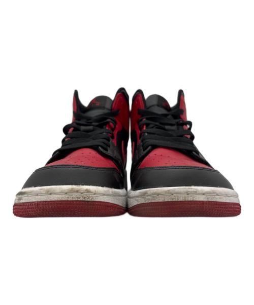 NIKE（ナイキ）NIKE (ナイキ) Air Jordan 1 Mid レッド×ブラック サイズ:27の古着・服飾アイテム