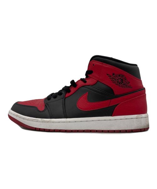 NIKE（ナイキ）NIKE (ナイキ) Air Jordan 1 Mid レッド×ブラック サイズ:27の古着・服飾アイテム