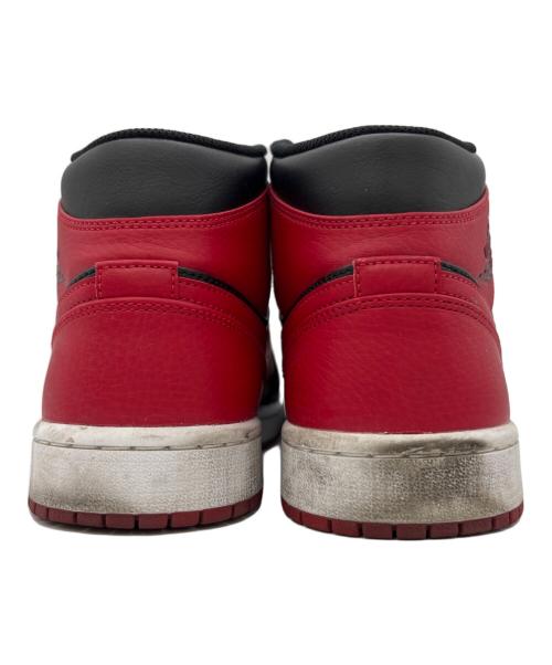 NIKE（ナイキ）NIKE (ナイキ) Air Jordan 1 Mid レッド×ブラック サイズ:27の古着・服飾アイテム