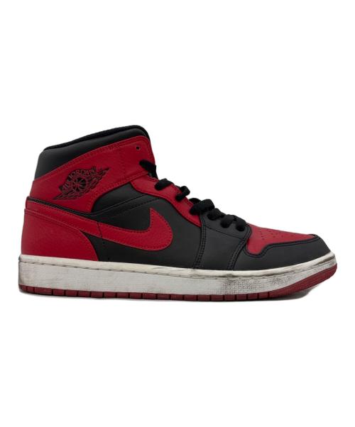 NIKE（ナイキ）NIKE (ナイキ) Air Jordan 1 Mid レッド×ブラック サイズ:27の古着・服飾アイテム
