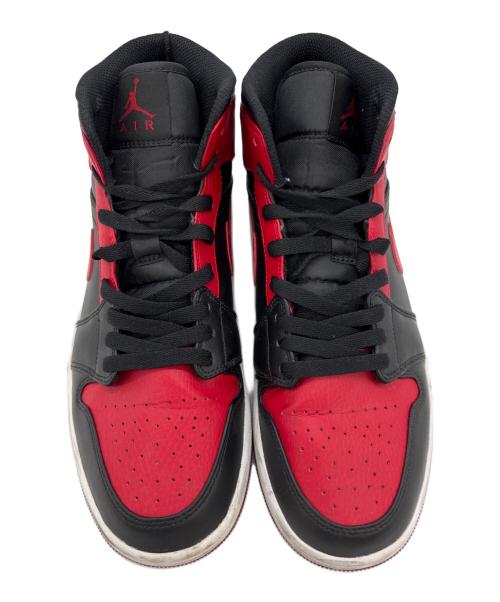 NIKE（ナイキ）NIKE (ナイキ) Air Jordan 1 Mid レッド×ブラック サイズ:27の古着・服飾アイテム