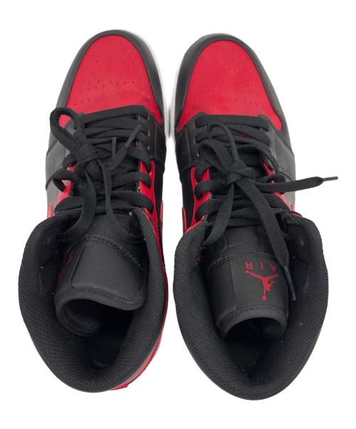 NIKE（ナイキ）NIKE (ナイキ) Air Jordan 1 Mid レッド×ブラック サイズ:27の古着・服飾アイテム