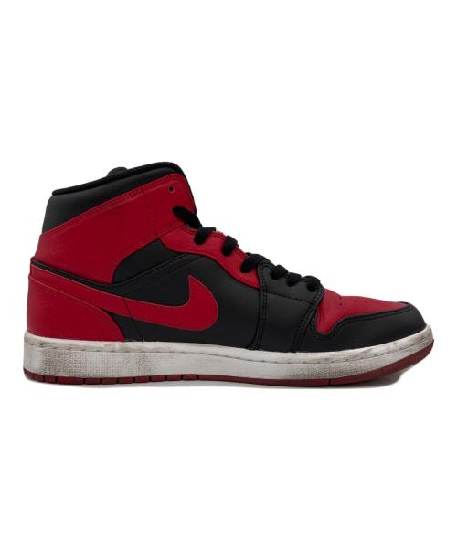 NIKE（ナイキ）NIKE (ナイキ) Air Jordan 1 Mid レッド×ブラック サイズ:27の古着・服飾アイテム