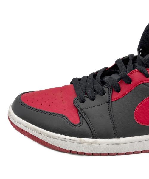 NIKE（ナイキ）NIKE (ナイキ) Air Jordan 1 Mid レッド×ブラック サイズ:27の古着・服飾アイテム