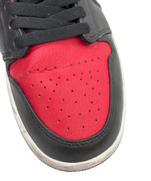 NIKE（ナイキ）NIKE (ナイキ) Air Jordan 1 Mid レッド×ブラック サイズ:27の古着・服飾アイテム