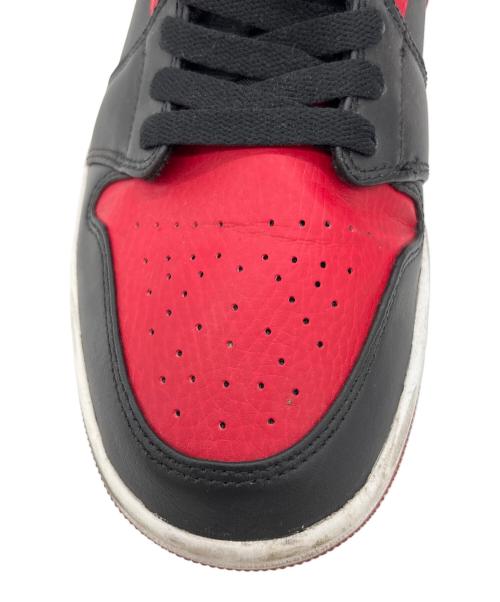 NIKE（ナイキ）NIKE (ナイキ) Air Jordan 1 Mid レッド×ブラック サイズ:27の古着・服飾アイテム