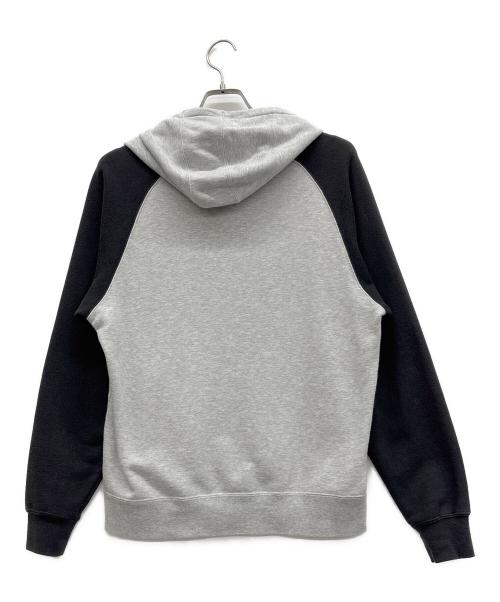 NIKE（ナイキ）NIKE (ナイキ) プルオーバーパーカー グレー×ブラック サイズ:Lの古着・服飾アイテム