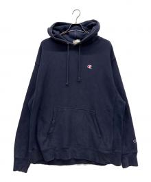 Champion REVERSE WEAVE（チャンピオン リバース ウィーブ）の古着「プルオーバーパーカー」｜ネイビー