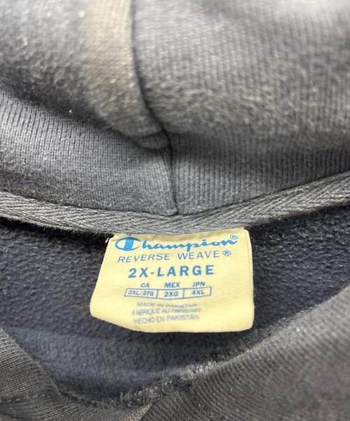 Champion REVERSE WEAVE（チャンピオン リバース ウィーブ）Champion REVERSE WEAVE (チャンピオン リバース ウィーブ) プルオーバーパーカー ネイビー サイズ:2XLの古着・服飾アイテム
