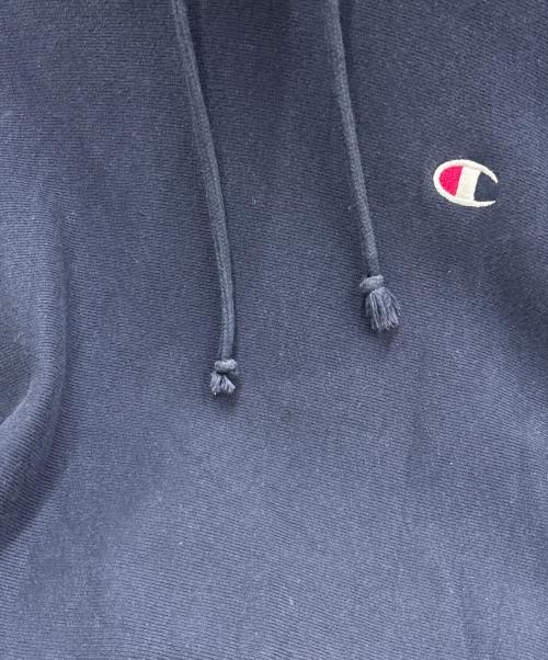 Champion REVERSE WEAVE（チャンピオン リバース ウィーブ）Champion REVERSE WEAVE (チャンピオン リバース ウィーブ) プルオーバーパーカー ネイビー サイズ:2XLの古着・服飾アイテム