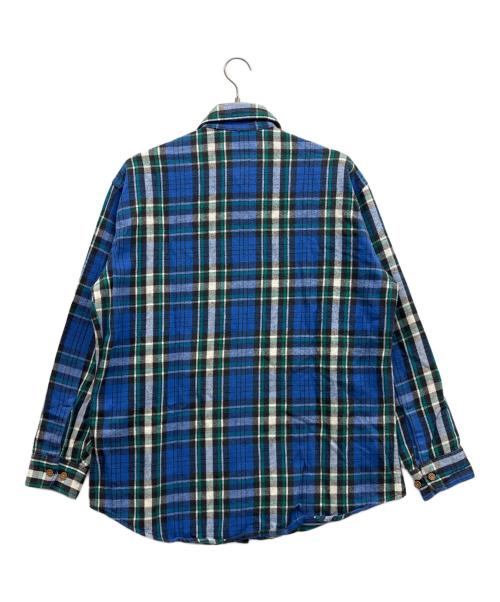 big mac（ビッグマック）big mac (ビッグマック) チェックシャツ ブルー×ホワイト サイズ:表記無しの古着・服飾アイテム
