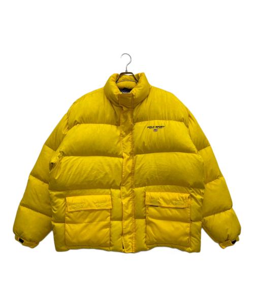 POLO SPORT（ポロスポーツ）POLO SPORT (ポロスポーツ) ダウンジャケット イエロー サイズ:XLの古着・服飾アイテム