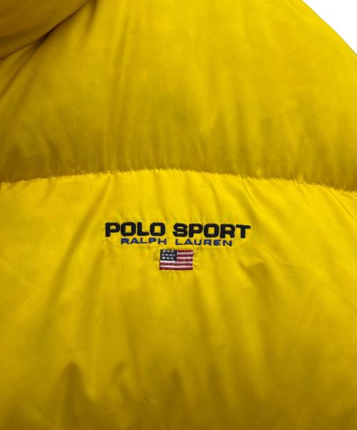 POLO SPORT（ポロスポーツ）POLO SPORT (ポロスポーツ) ダウンジャケット イエロー サイズ:XLの古着・服飾アイテム