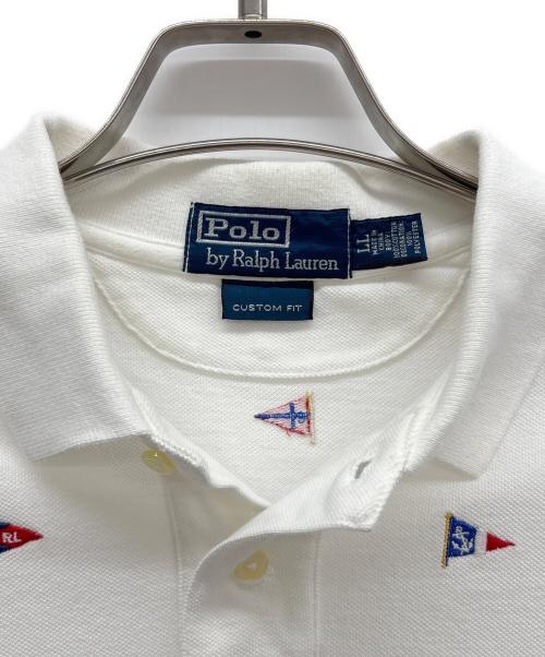 POLO RALPH LAUREN（ポロ・ラルフローレン）POLO RALPH LAUREN (ポロ・ラルフローレン) ポロシャツ ホワイト サイズ:LLの古着・服飾アイテム