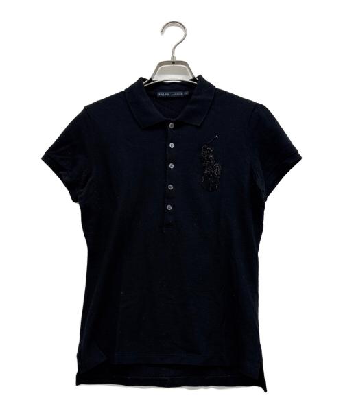 RALPH LAUREN（ラルフローレン）RALPH LAUREN (ラルフローレン) ポロシャツ ブラック サイズ:Lの古着・服飾アイテム