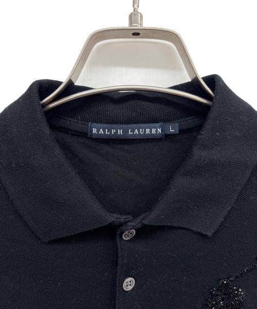 RALPH LAUREN（ラルフローレン）RALPH LAUREN (ラルフローレン) ポロシャツ ブラック サイズ:Lの古着・服飾アイテム