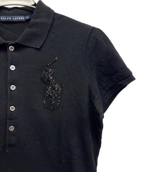 RALPH LAUREN（ラルフローレン）RALPH LAUREN (ラルフローレン) ポロシャツ ブラック サイズ:Lの古着・服飾アイテム