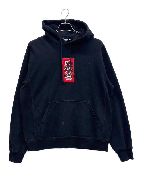 BlackEyePatch（ブラックアイパッチ）BlackEyePatch (ブラックアイパッチ) プルオーバーパーカー ブラック サイズ:Mの古着・服飾アイテム