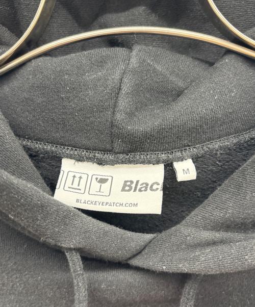 BlackEyePatch（ブラックアイパッチ）BlackEyePatch (ブラックアイパッチ) プルオーバーパーカー ブラック サイズ:Mの古着・服飾アイテム