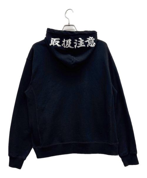 BlackEyePatch（ブラックアイパッチ）BlackEyePatch (ブラックアイパッチ) プルオーバーパーカー ブラック サイズ:Mの古着・服飾アイテム