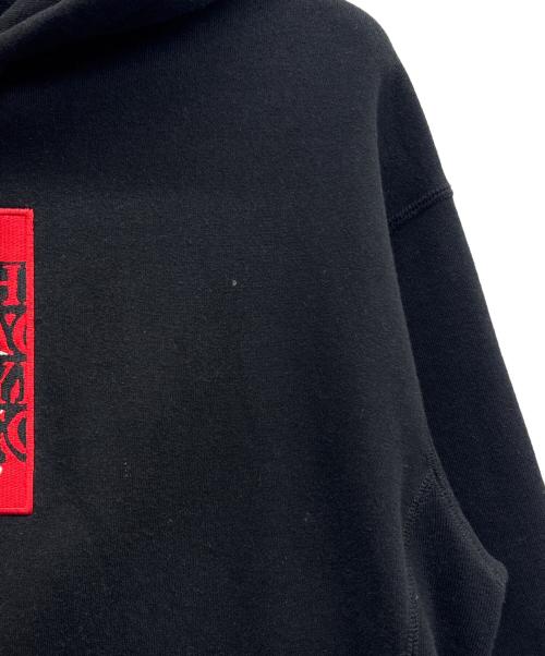 BlackEyePatch（ブラックアイパッチ）BlackEyePatch (ブラックアイパッチ) プルオーバーパーカー ブラック サイズ:Mの古着・服飾アイテム