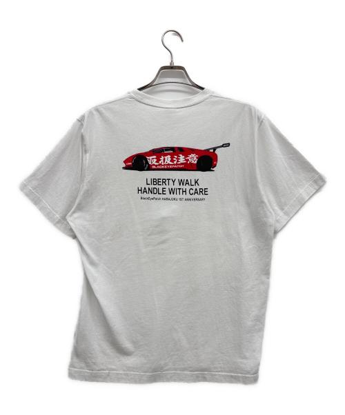 BlackEyePatch（ブラックアイパッチ）BlackEyePatch (ブラックアイパッチ) Tシャツ ホワイト サイズ:Mの古着・服飾アイテム