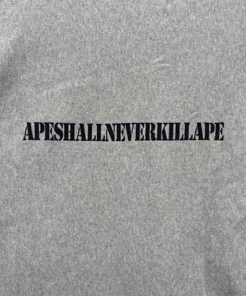 APE SHALL NEVER KILL APE（エイプ シャル ネバー キル エイプ）APE SHALL NEVER KILL APE (エイプ シャル ネバー キル エイプ) スウェット グレー サイズ:Mの古着・服飾アイテム