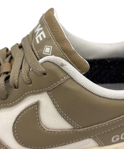 NIKE（ナイキ）NIKE (ナイキ) AIR FORCE1 ベージュ×ホワイト サイズ:27の古着・服飾アイテム
