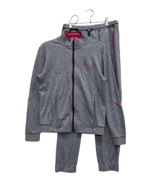 HUGO BOSS（ヒューゴ ボス）HUGO BOSS (ヒューゴ ボス) セットアップジャージ グレー サイズ:Lの古着・服飾アイテム