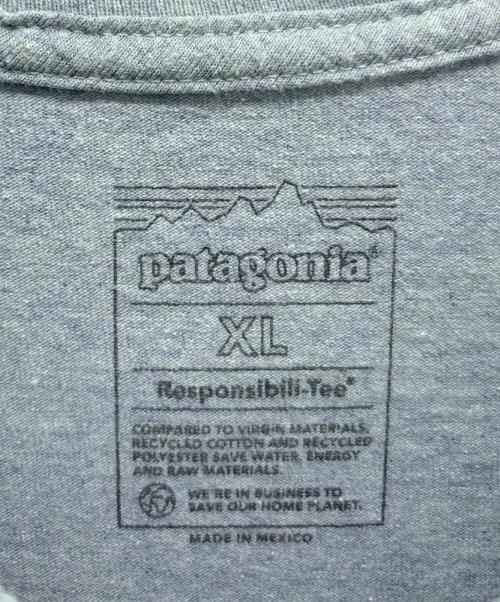 Patagonia（パタゴニア）Patagonia (パタゴニア) Tシャツ ブルー サイズ:XLの古着・服飾アイテム