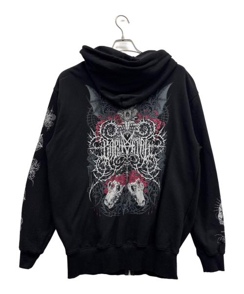 BABY MERAL（ベビーメタル）BABY MERAL (ベビーメタル) ジップパーカー ブラック サイズ:XLの古着・服飾アイテム