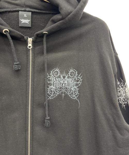 BABY MERAL（ベビーメタル）BABY MERAL (ベビーメタル) ジップパーカー ブラック サイズ:XLの古着・服飾アイテム