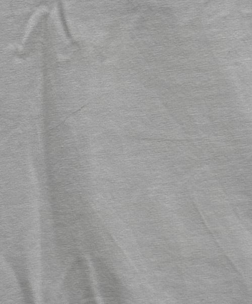 MONCLER（モンクレール）MONCLER (モンクレール) ラバーロゴTシャツ ホワイト×ブラウン サイズ:Mの古着・服飾アイテム