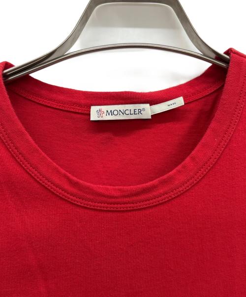 MONCLER（モンクレール）MONCLER (モンクレール) MAGLIA Tシャツ レッド サイズ:Lの古着・服飾アイテム