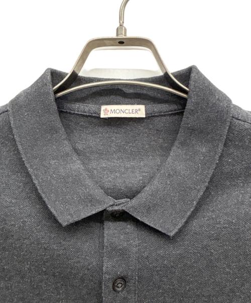 MONCLER（モンクレール）MONCLER (モンクレール) ポロシャツ グレー サイズ:表記無しの古着・服飾アイテム