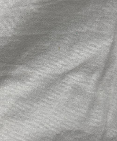 MONCLER（モンクレール）MONCLER (モンクレール) フロッキーロゴTシャツ ホワイト×レッド サイズ:表記無しの古着・服飾アイテム
