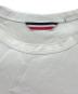 MONCLER (モンクレール) フロッキーロゴTシャツ ホワイト×レッド サイズ:表記無し：10000円