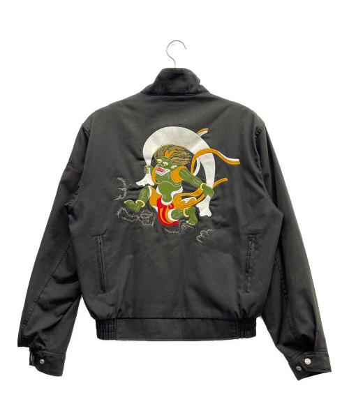 KADOYA（カドヤ）KADOYA (カドヤ) スカジャン ブラック サイズ:Lの古着・服飾アイテム