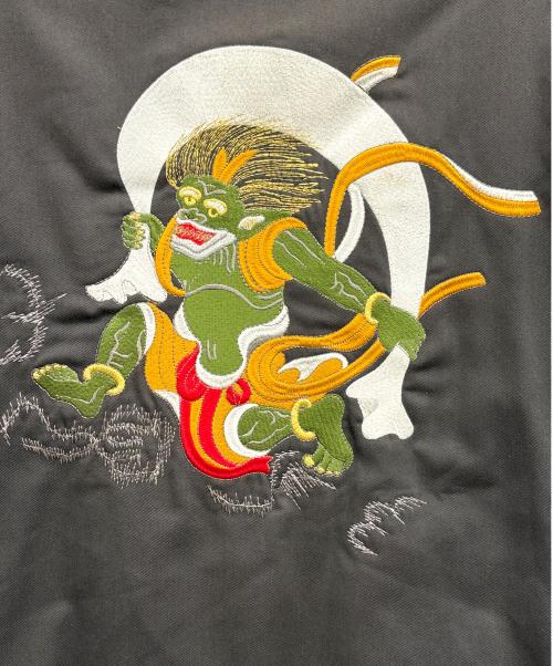 KADOYA（カドヤ）KADOYA (カドヤ) スカジャン ブラック サイズ:Lの古着・服飾アイテム