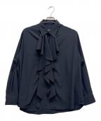 LAD MUSICIANラッドミュージシャン）の古着「Frill Shirt」｜ブラック