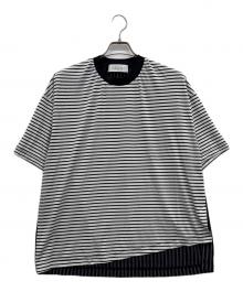 CULLNI（クルニ）の古着「ボーダーTシャツ」｜ホワイト×ブラック