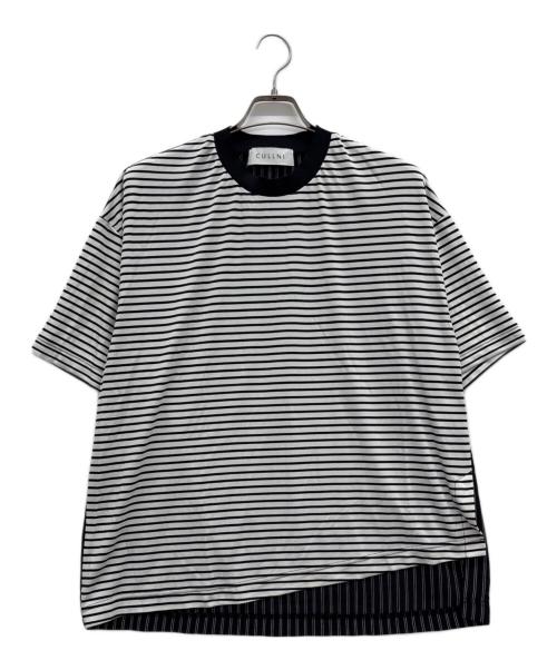 CULLNI（クルニ）CULLNI (クルニ) ボーダーTシャツ ホワイト×ブラック サイズ:2の古着・服飾アイテム