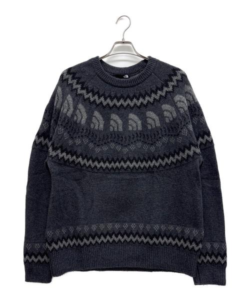 THE NORTH FACE（ザ ノース フェイス）THE NORTH FACE (ザ ノース フェイス) ハーフドームノルディックセーター グレー サイズ:XLの古着・服飾アイテム